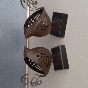 Like New Pier 1 Imports Metal Patridge Tealight Holders